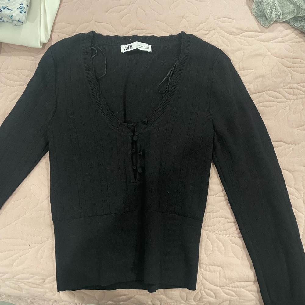 brand new black zara sweater